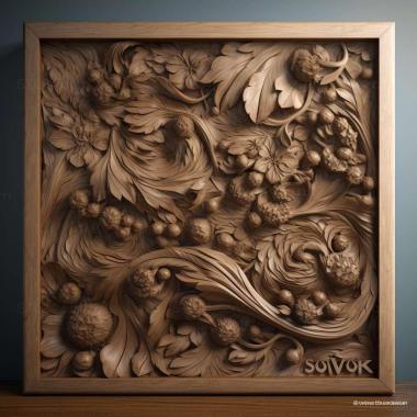 Patterns and decorations Smok 2 3d model